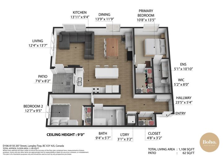 Property Photo:  8150 207 Street D106  BC V2Y 4J5 