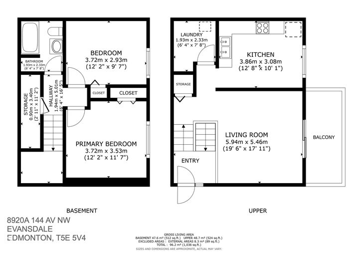 Property Photo:  8920A 144 Avenue NW  AB T5E 5V4 