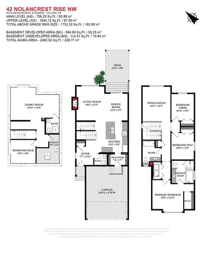 Property Photo: 42 Nolancrest Rise NW AB T3R 0T2