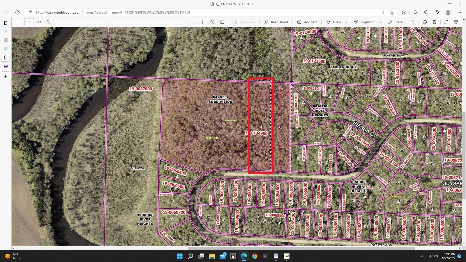 Property Photo: Tbd Ode Circle MN 56438
