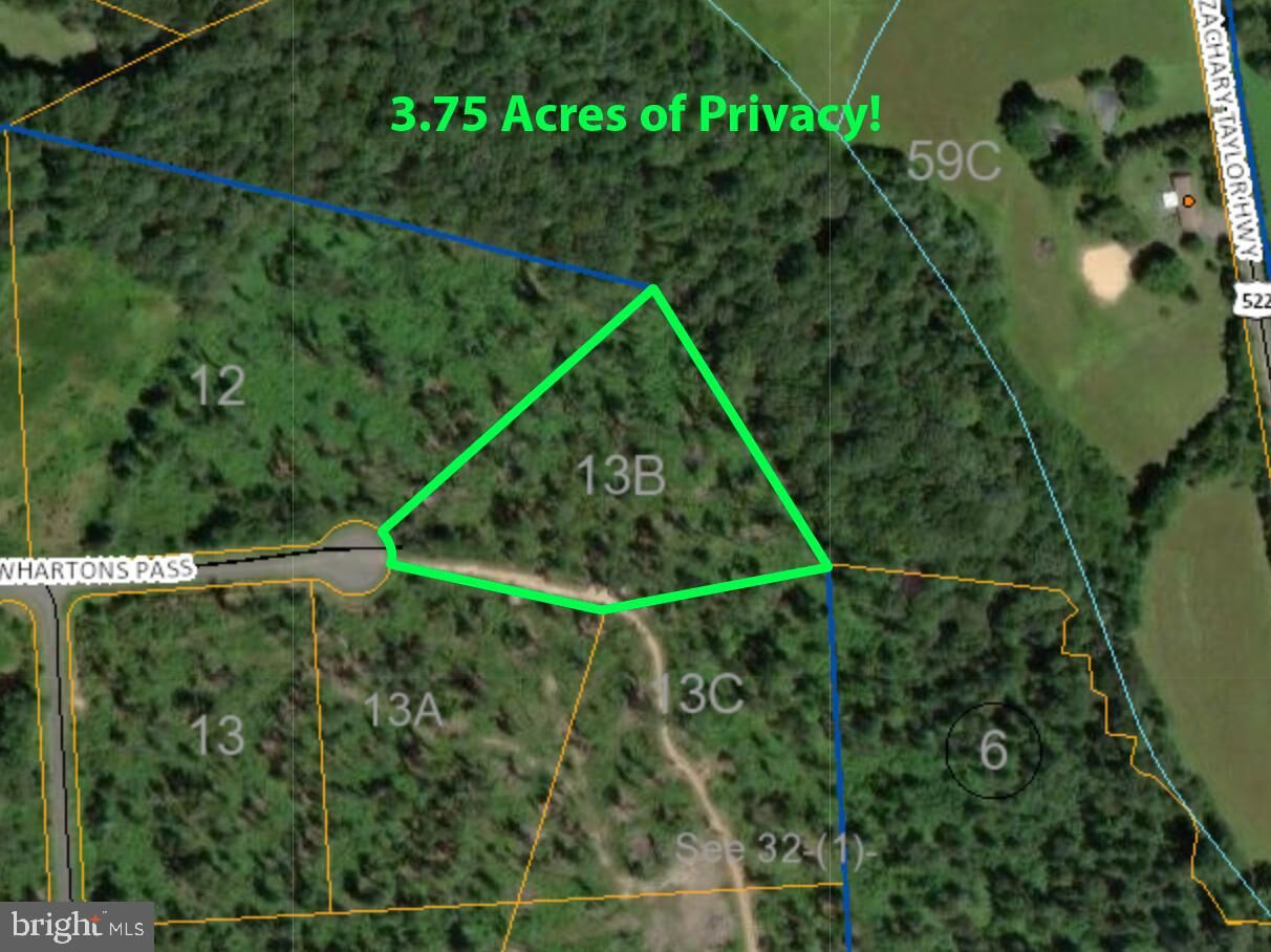 Property Photo: Lot 13B Whartons Pass VA 22567