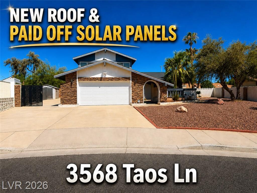 Property Photo: 3568 Taos Lane NV 89121