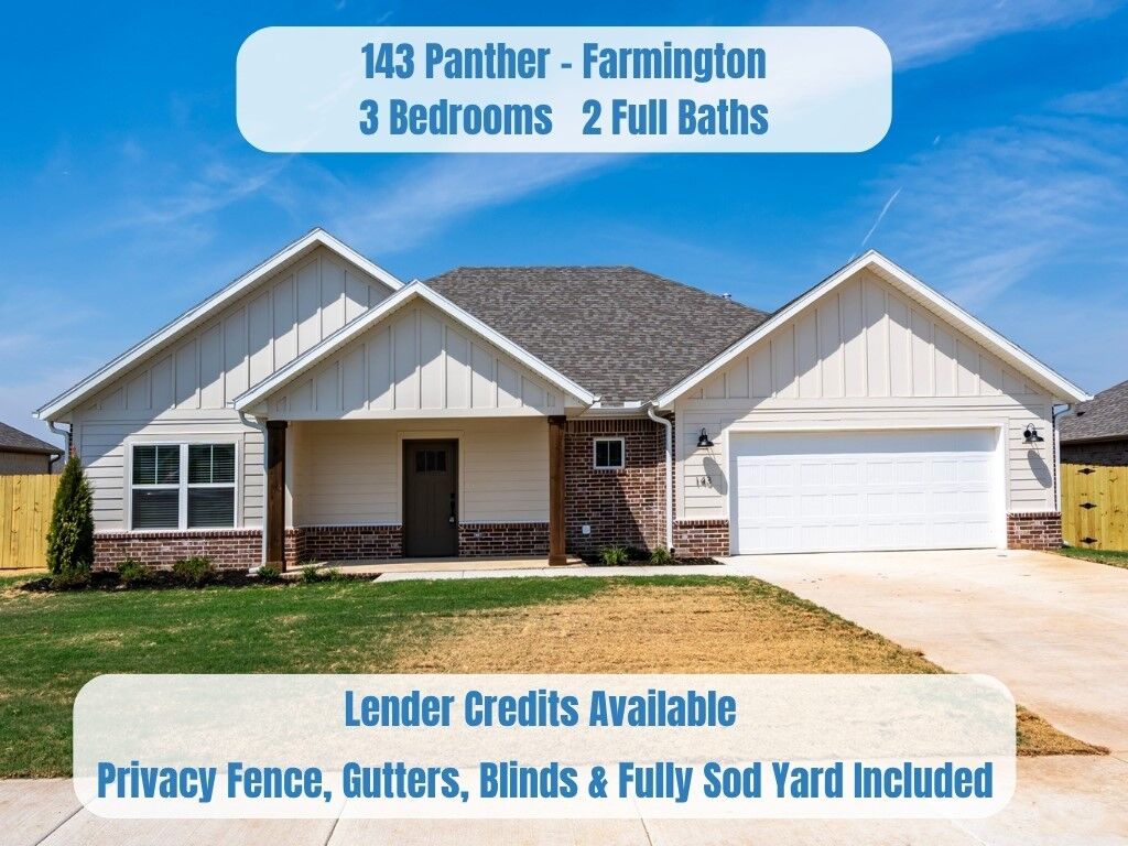 Property Photo: 143 N Panther Avenue AR 72730