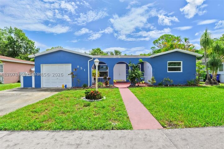 Property Photo:  851 SW 49th Ter 3  FL 33068 