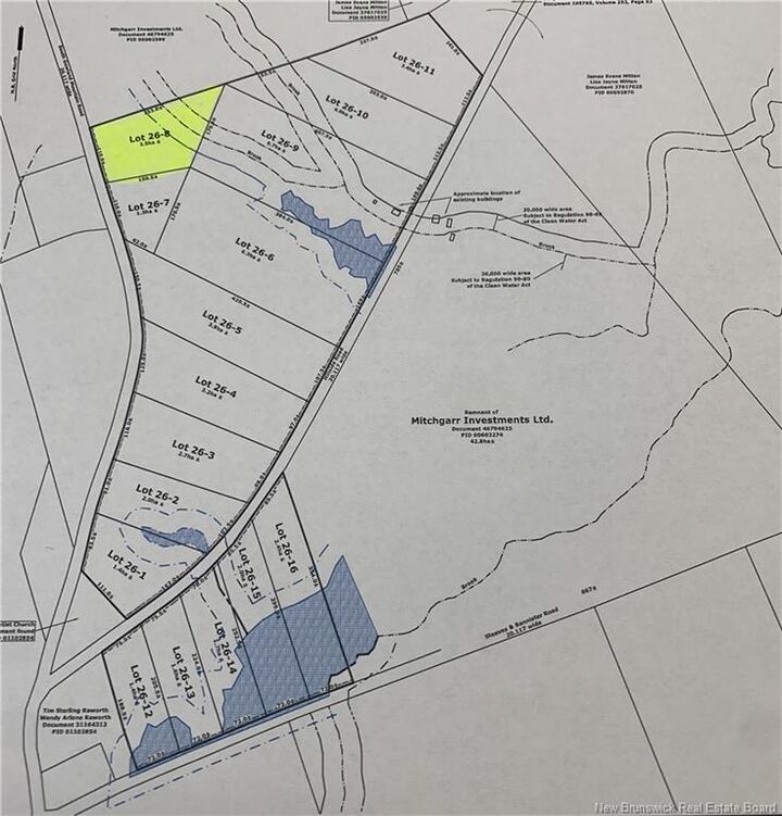 Property Photo:  Lot 26-8 Hillside  NB E4Z 2L3 