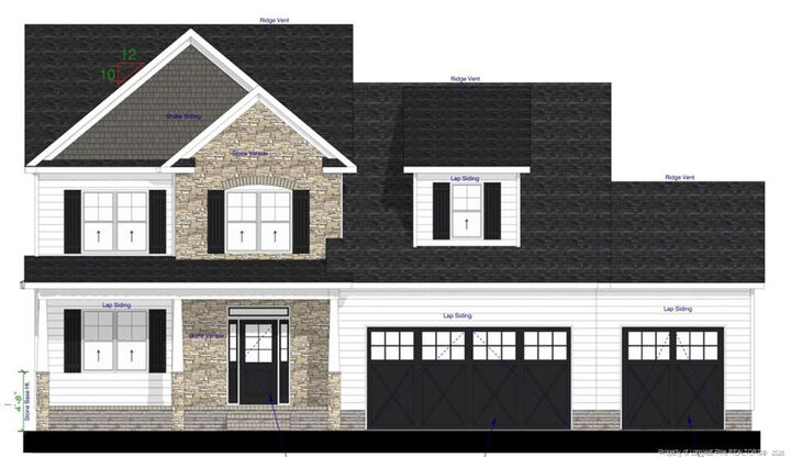 Property Photo:  3421 Coat Bridge (Lot 1144) Drive  NC 28306 