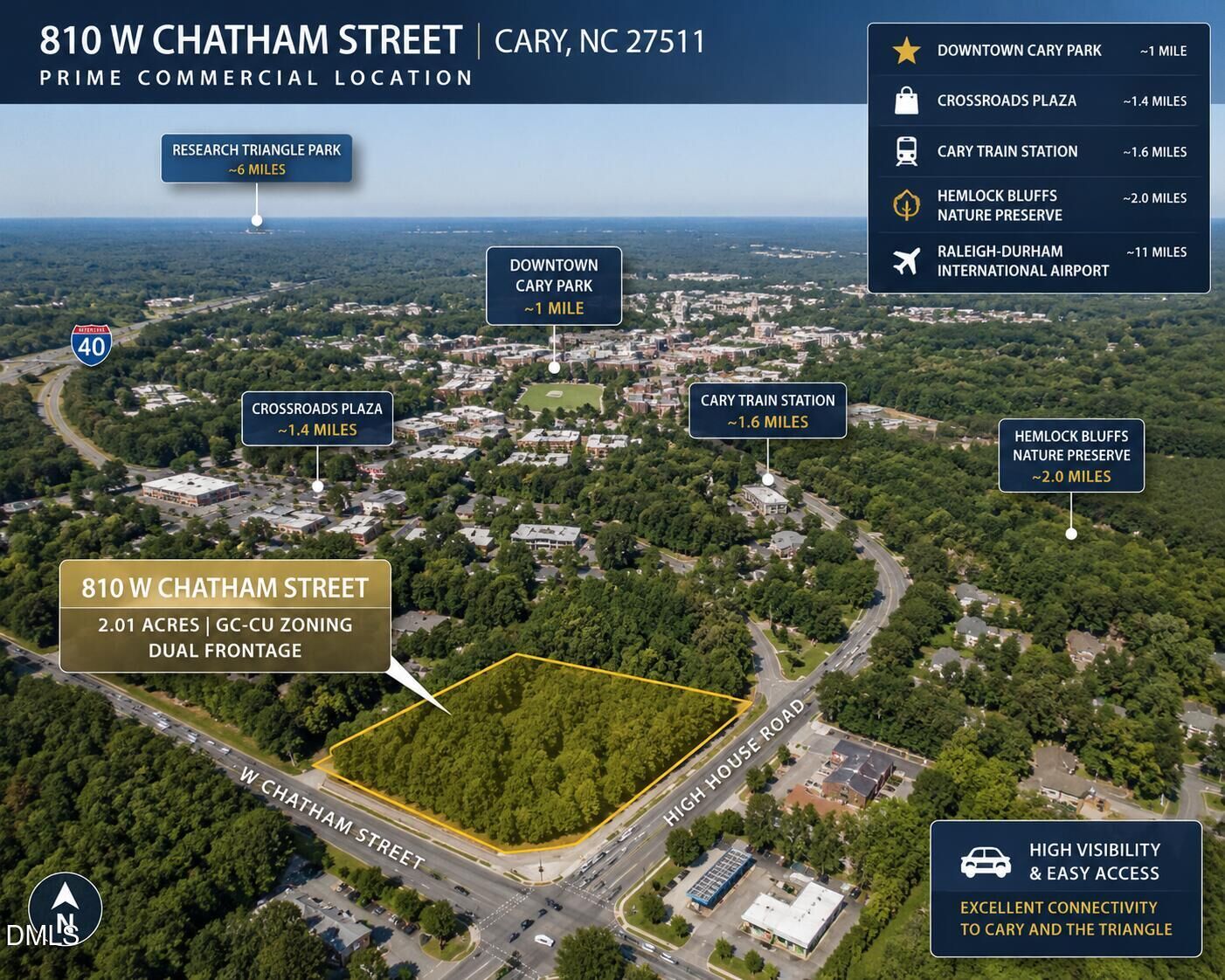 Property Photo:  810 W Chatham Street  NC 27511 