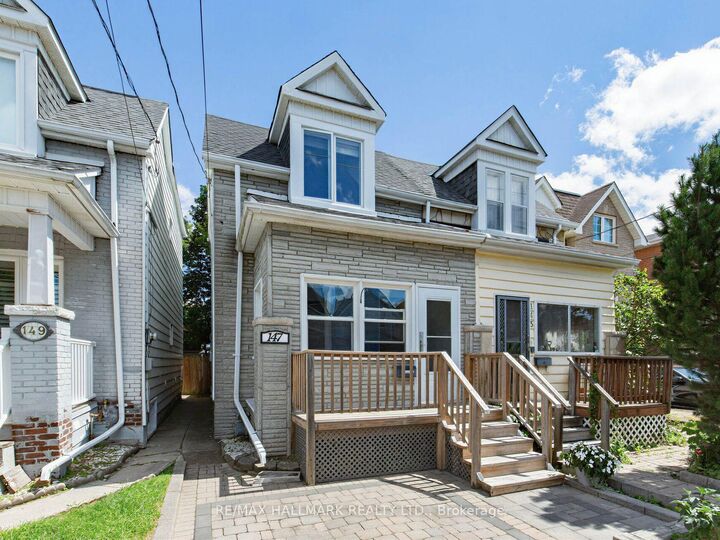 Property Photo: 147 Chisholm Avenue ON M4C 4V9