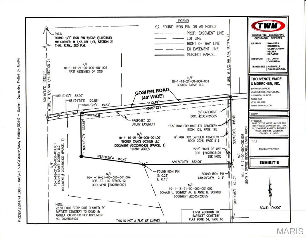 Property Photo:  Xxxx Goshen Road  IL 62025 