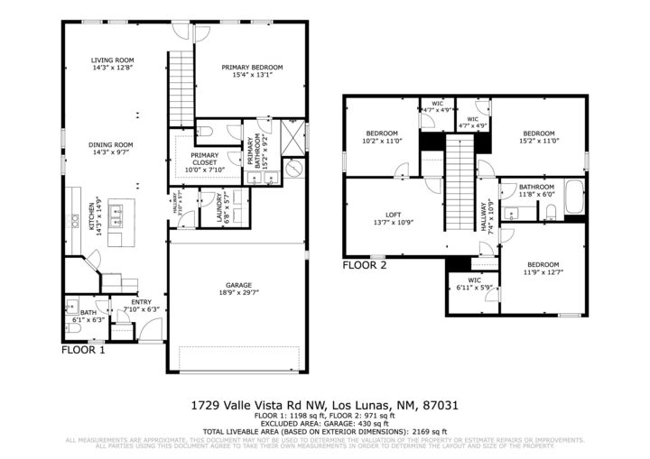Property Photo: 1729 Valle Vista Road NW NM 87031