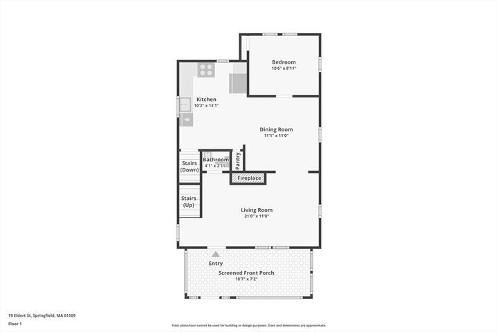 Property Photo: 19 Eldert St MA 01109