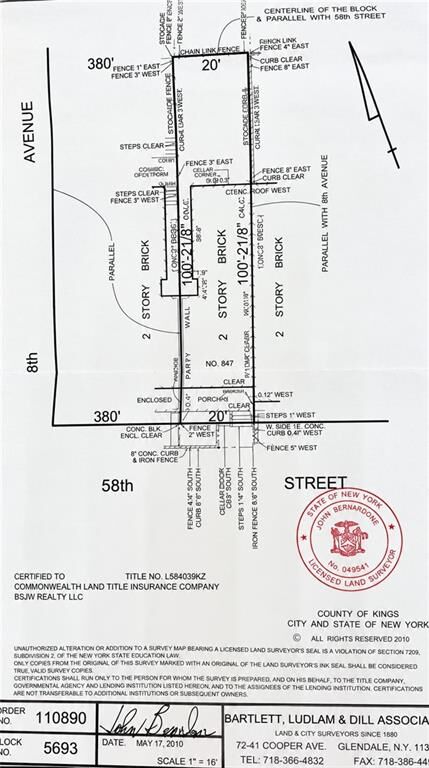 Property Photo: 847 58th Street NY 11220