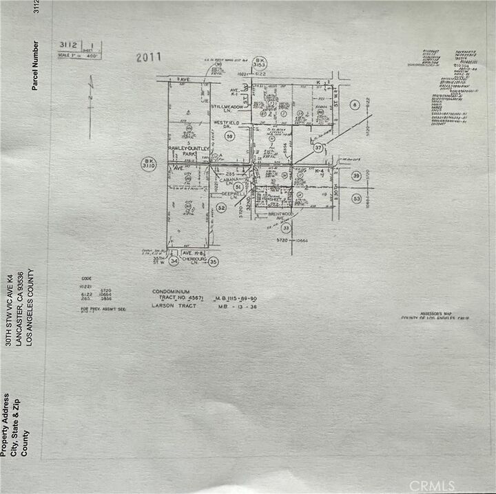 Property Photo: 0 30th Stw Vic Ave K4 CA 93536