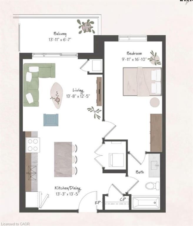 Property Photo:  525 New Dundee Road 809  ON N2P 0K8 