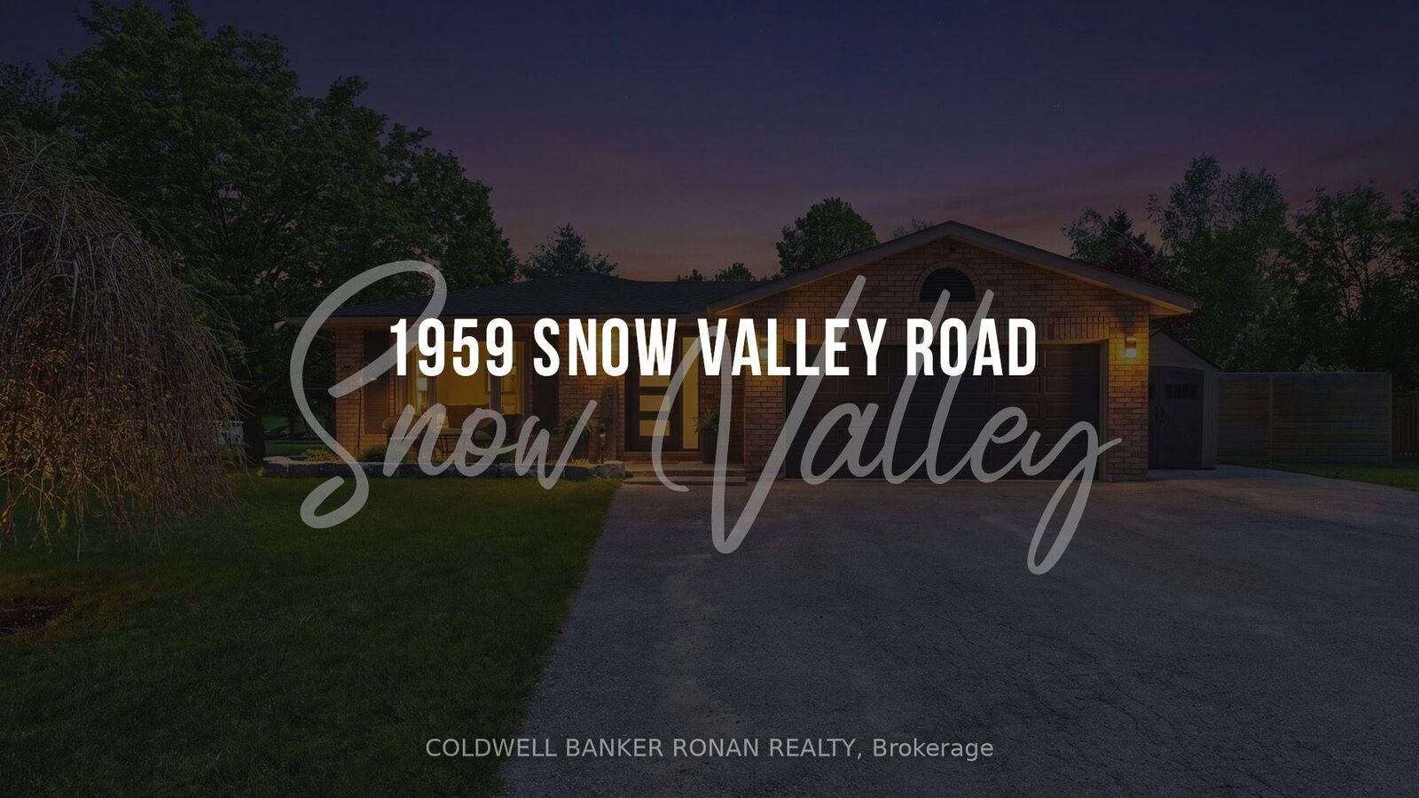 Property Photo: 1959 Snow Valley Road ON L0L 1Y3