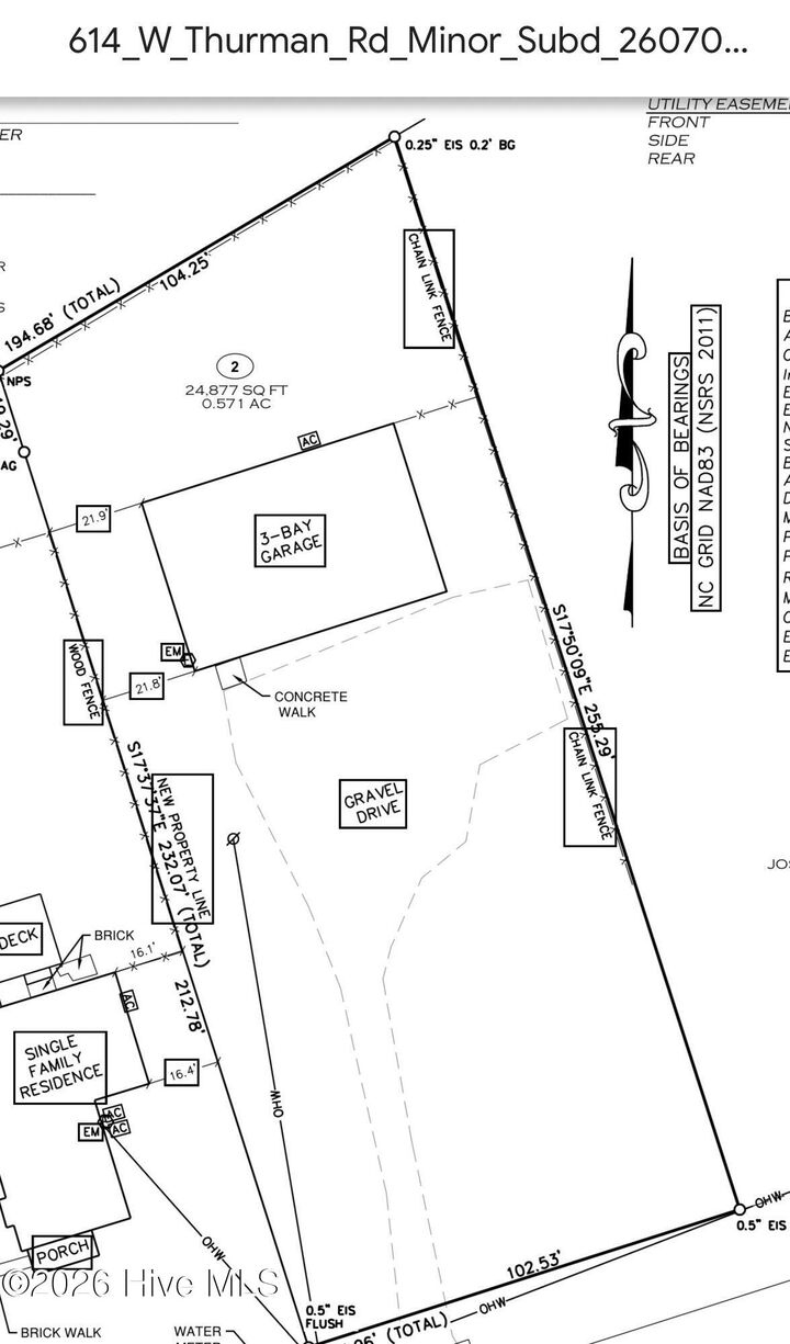 Property Photo: 1 W Thurman Road NC 28562