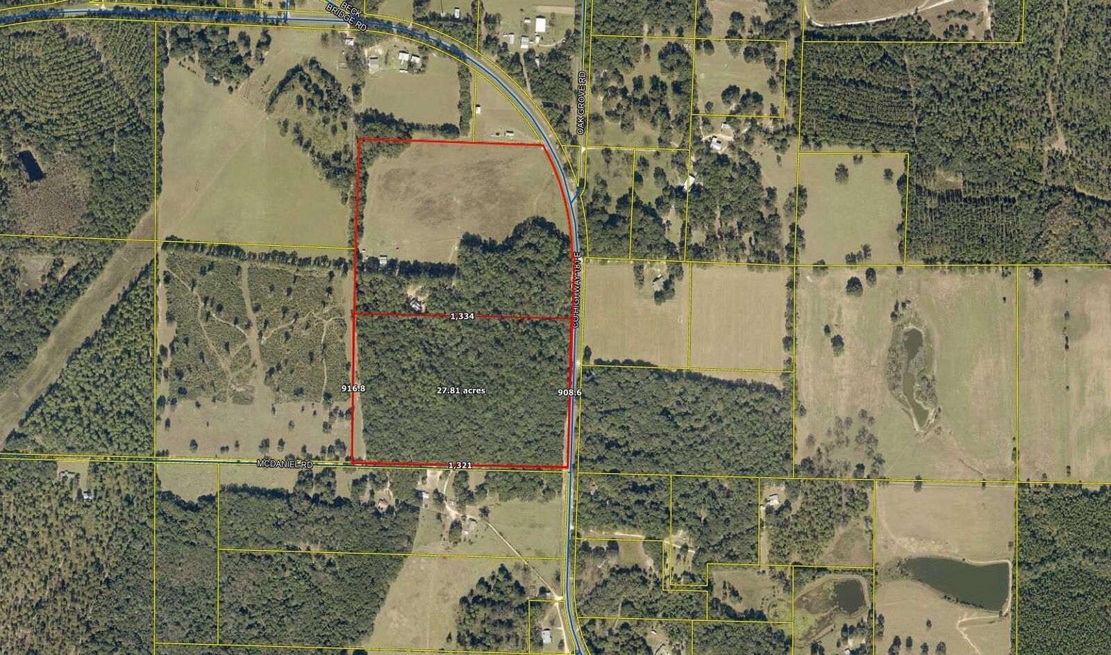 Property Photo: 27+/- Ac E County Highway 181 FL 32464