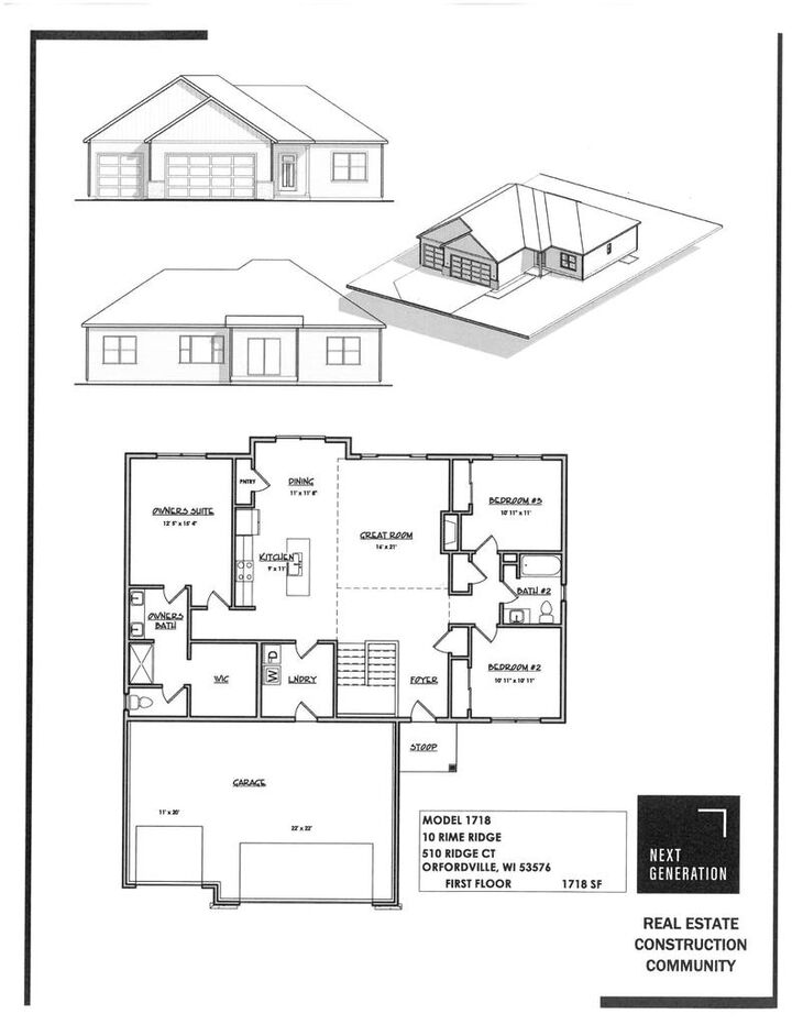 Property Photo: 510 Ridge Court WI 53576