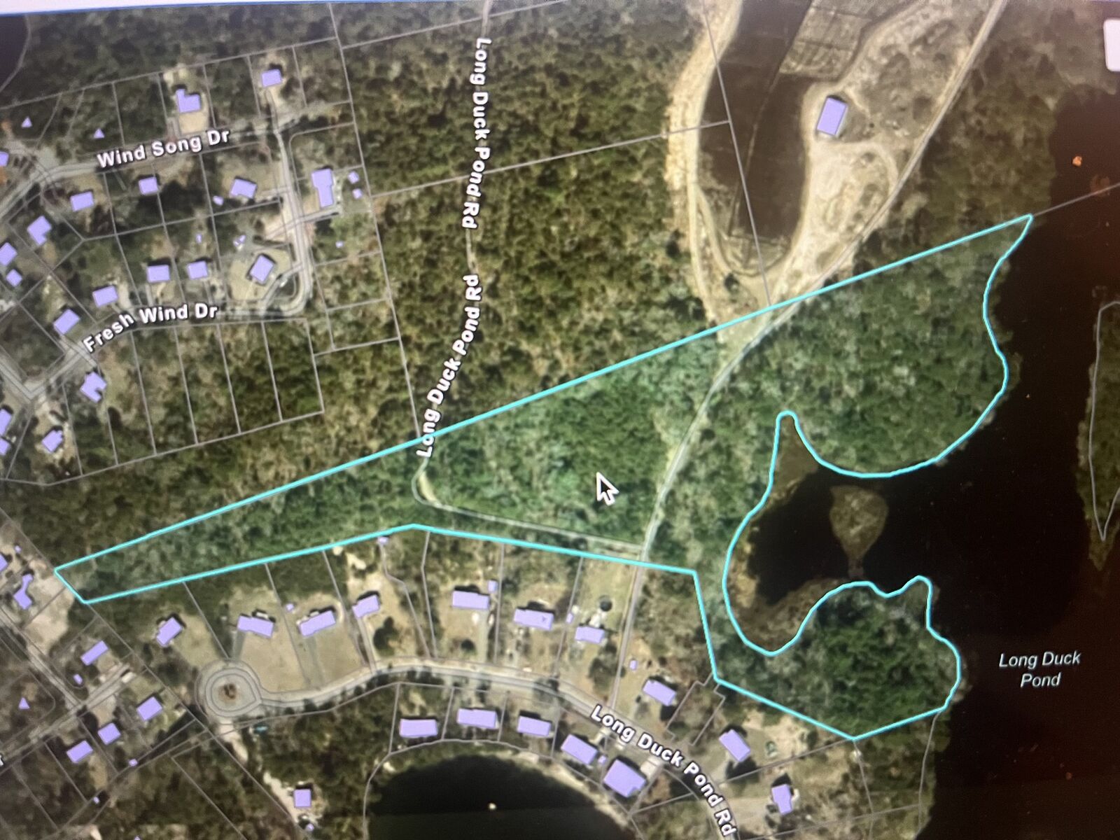 Property Photo:  0 Long Duck Pond Rd  MA 02360 