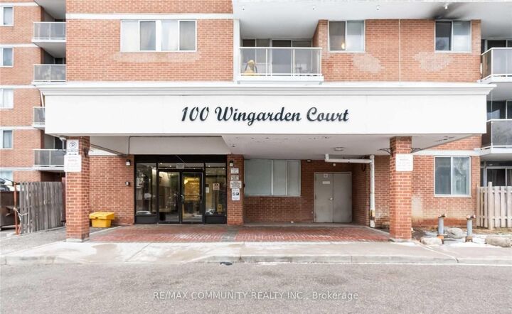 Property Photo: 100 Wingarden Court 616 ON M1B 2P4