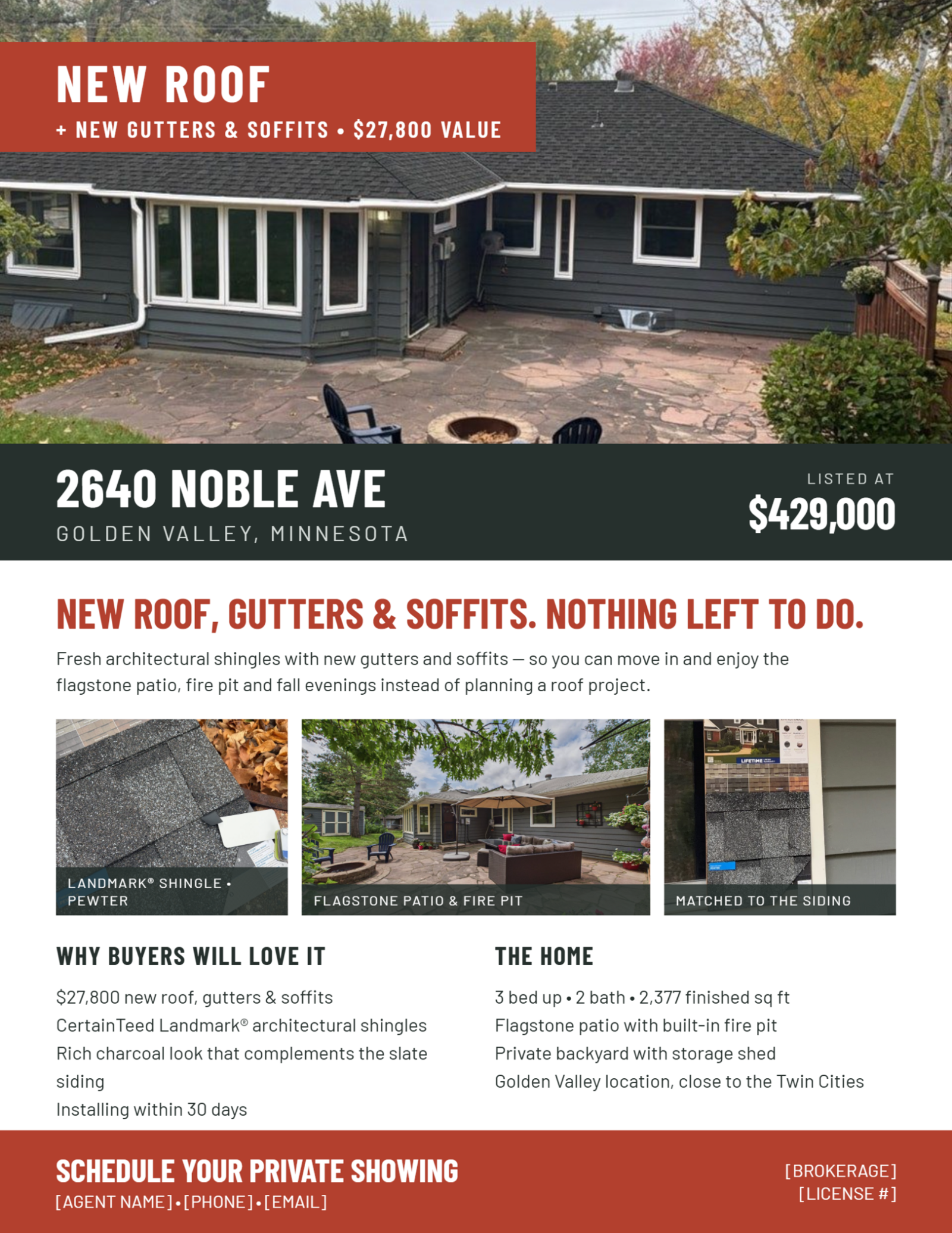 Property Photo: 2640 Noble Avenue N MN 55422