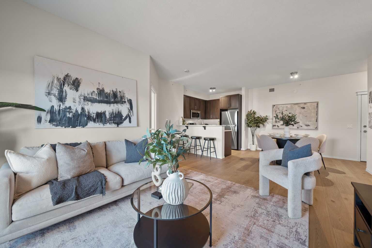 Property Photo:  115 Prestwick Villas SE 1410  AB T2Z 0M8 