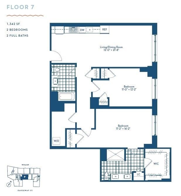 Property Photo:  100 Lovejoy Wharf 7 P  MA 02114 