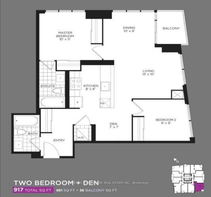 Property Photo: 4011 Brickstone Mews 4010 ON L5B 0G3