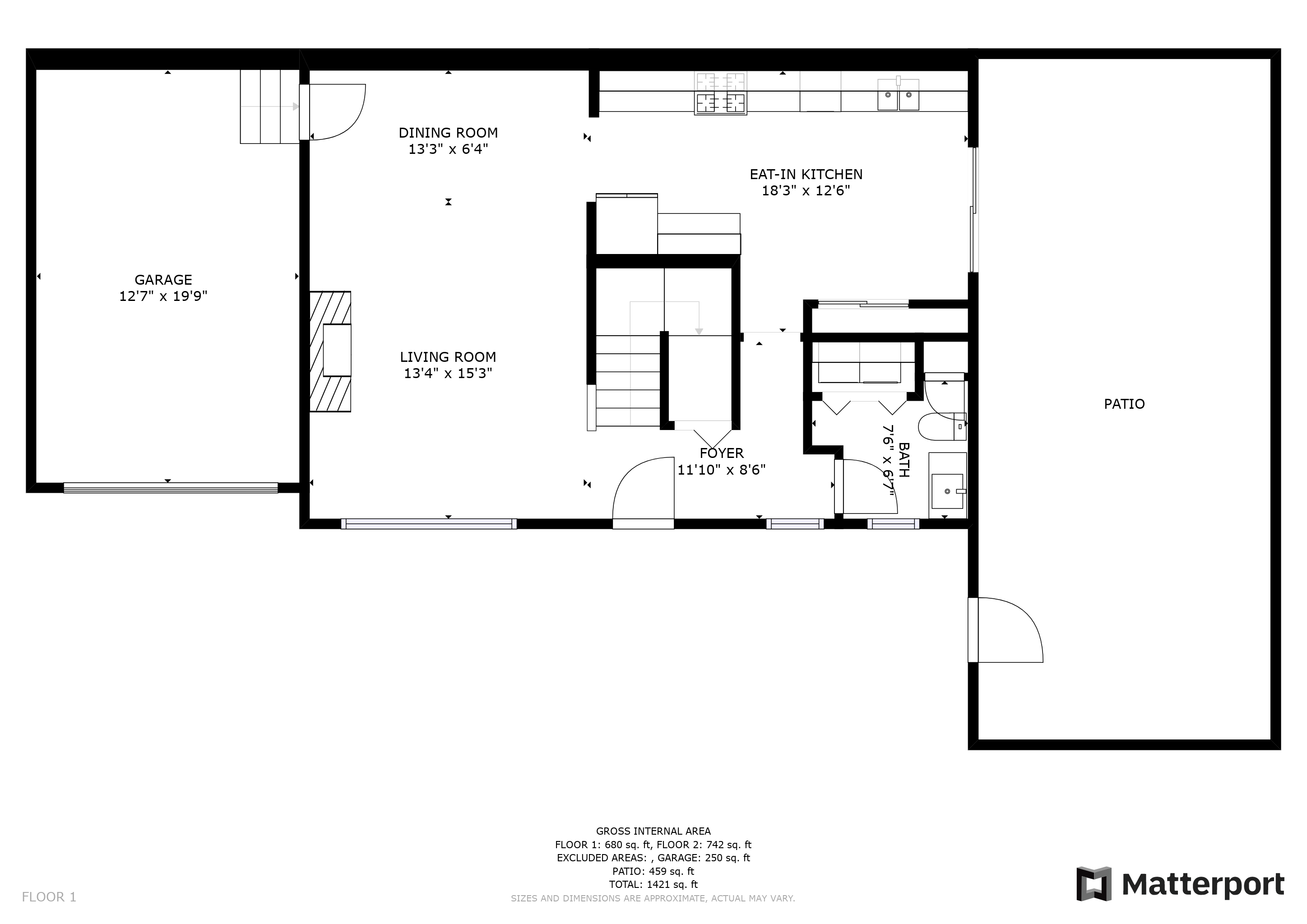 Property Photo: Floor Plan 10278 NE 129th Lane  WA 98034 