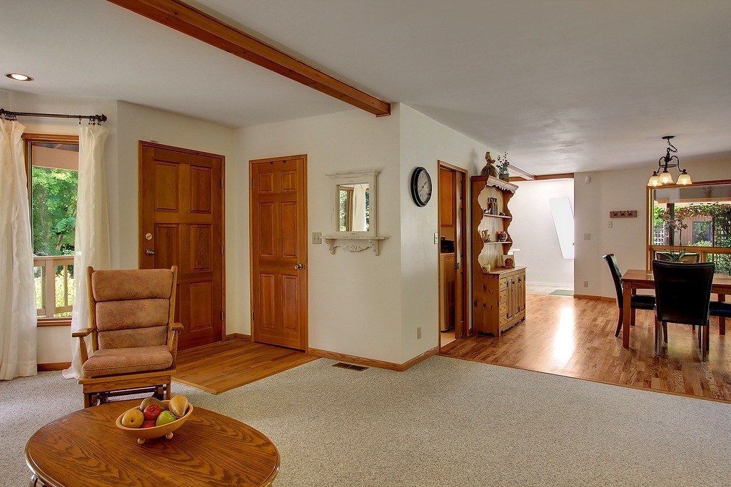 Property Photo: Living room toward dining room 6017 115th St NW  WA 98271 