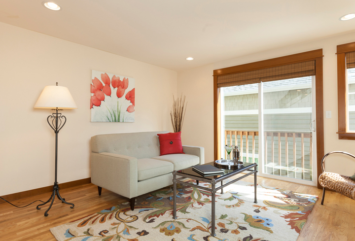 Property Photo: Living room 809 NW 97th St B  WA 98117 