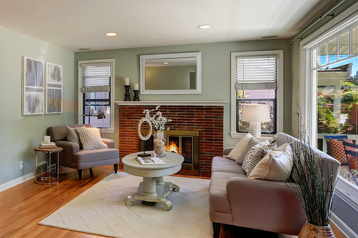 Property Photo: Living room & dining room 6812 37th Ave NE  WA 98115 