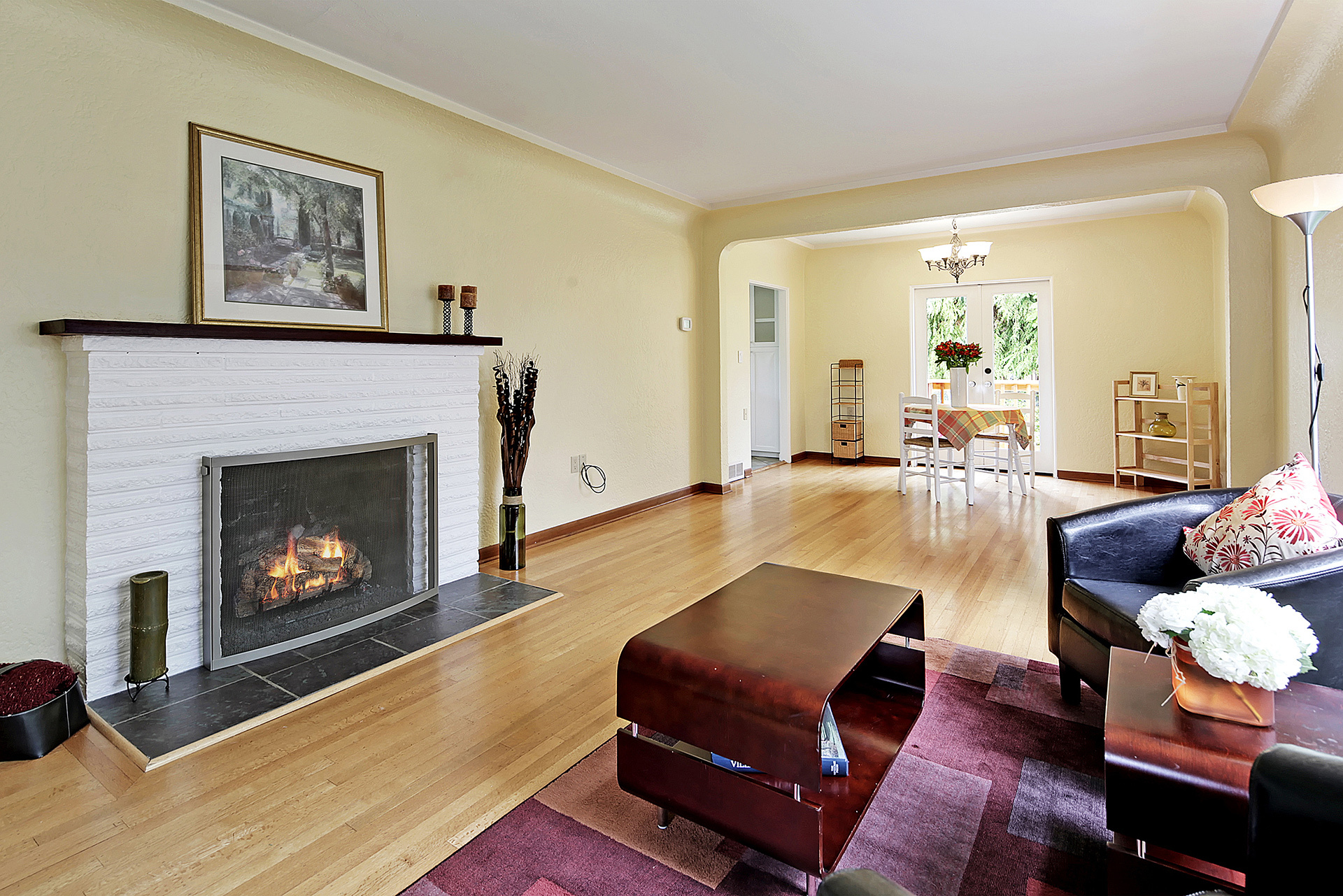 Property Photo: Living room 8520 31st Ave NW  WA 98117 