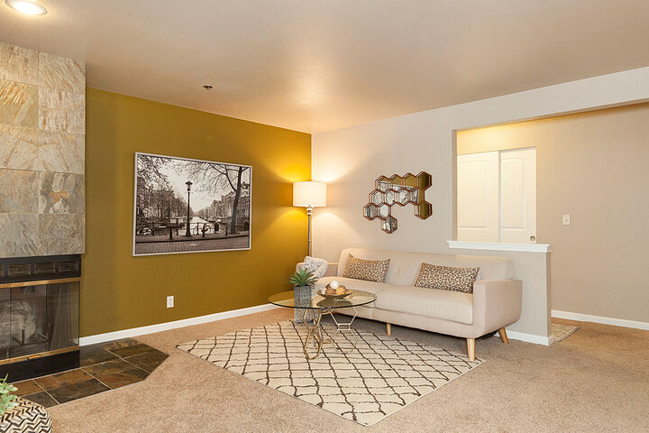 Property Photo: Living room 1626 Grant Ave S E202  WA 98055 