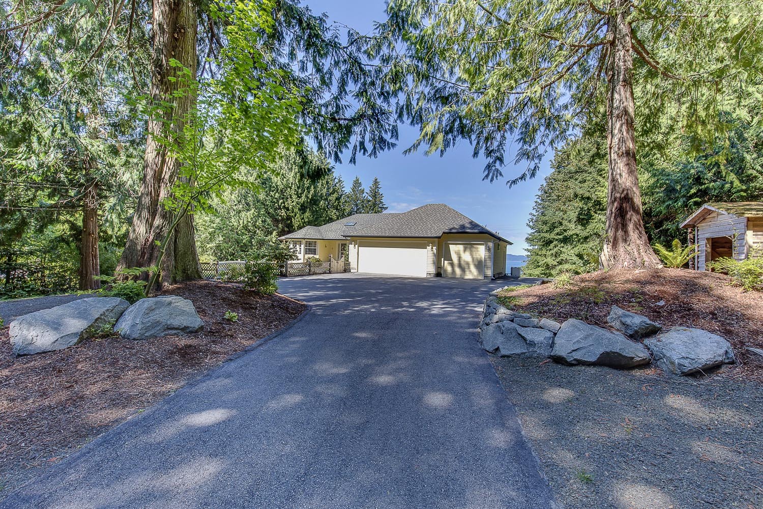 Property Photo: Grounds and views 10927 Warren Rd NW  WA 98383 